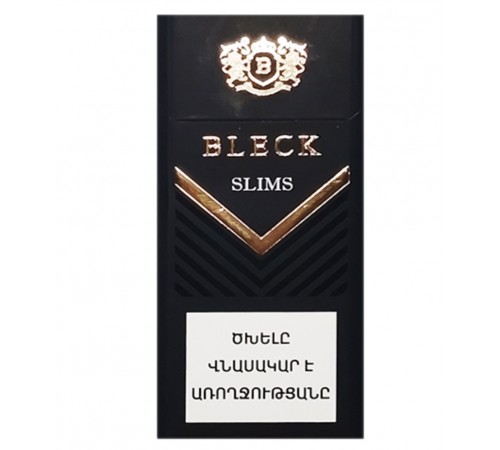 Сигареты Bleck Black Gold Slim (Блек Блэк Голд Слим)