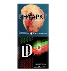 Сигареты LD Club Autograph Impulse Compact 100’s Sunny (ЛД Клаб Автограф Импульс Компакт 100 Санни, Красно-зеленая кнопка)