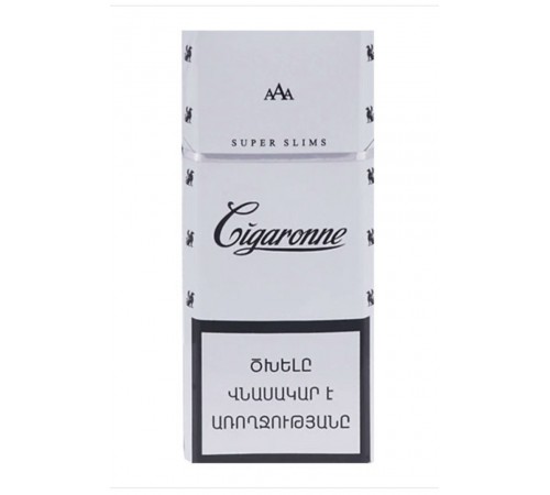 Сигареты Cigaronne Super Slims White (Сигароне Супер Слим Белые)