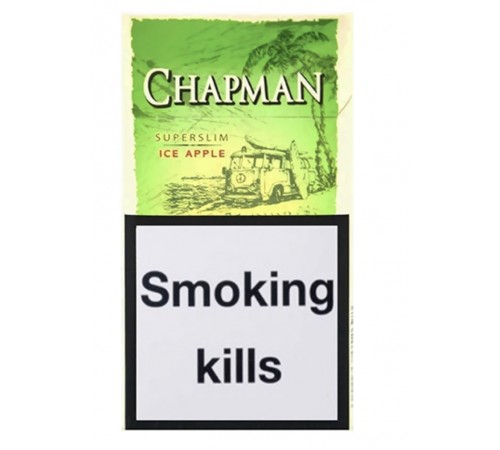 Сигареты Chapman Superslims Ice Apple (Чапман Суперслимс Ледяное Яблоко)