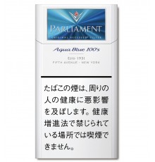  Сигареты Parliament Aqua Blue 100’s Japan (Парламент Аква Блю 100 мм Япония)