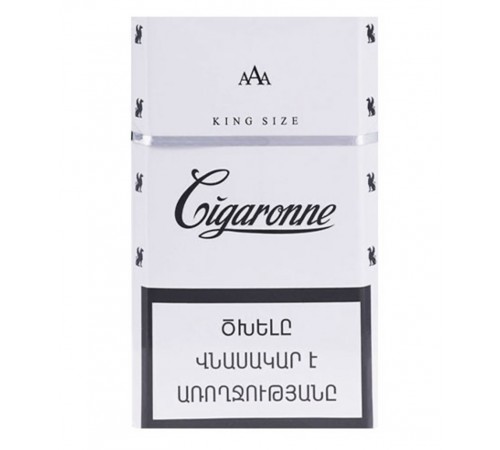 Сигареты Cigaronne King Size White (Сигароне Кинг Сайз Белые)